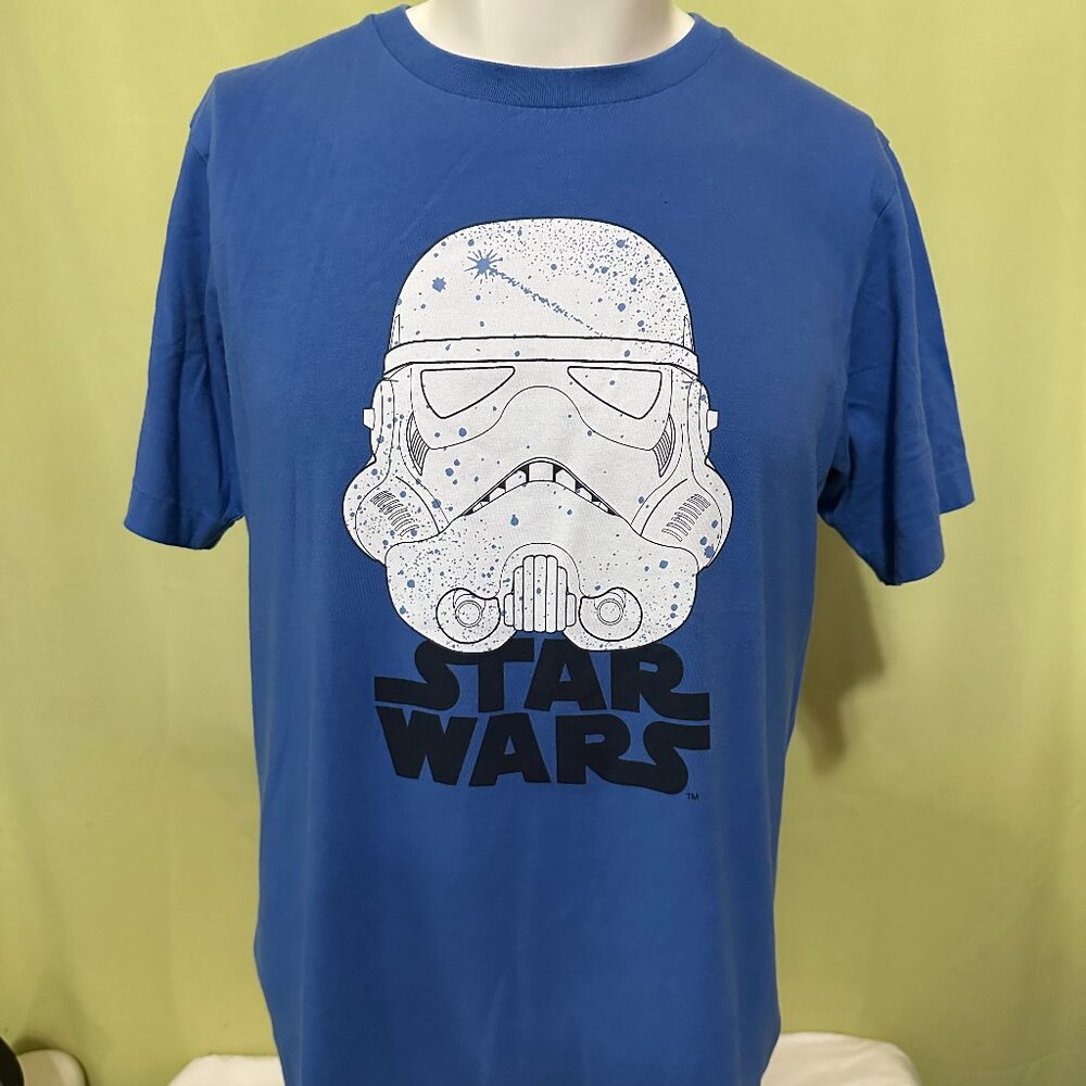 Jun Takahashi Master of Graphics Star Wars Uniqlo Men's Blue T Shirt Large